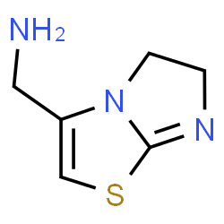 ChemSpider 2D Image | 5,6-Dihydroimidazo[2,1-b]thiazole-3-methanamine | C6H9N3S