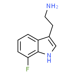 ChemSpider 2D Image | 3-(2-aminoethyl)-7-fluoroindole | C10H11FN2