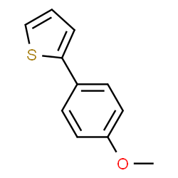 ChemSpider 2D Image | 2-(4-Methoxyphenyl)thiophene | C11H10OS