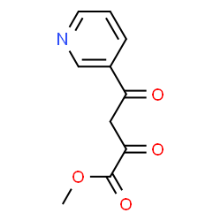 ChemSpider 2D Image | Methyl 2,4-dioxo-4-(3-pyridinyl)butanoate | C10H9NO4
