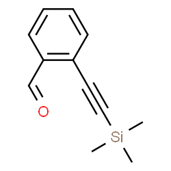 ChemSpider 2D Image | 2-[(Trimethylsilyl)ethynyl]benzaldehyde | C12H14OSi