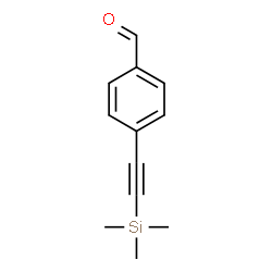 ChemSpider 2D Image | 4-[(Trimethylsilyl)ethynyl]benzaldehyde | C12H14OSi