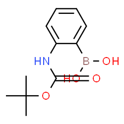 ChemSpider 2D Image | 1,1-Dimethylethyl N-(2-boronophenyl)carbamate | C11H16BNO4