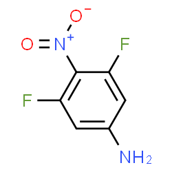 ChemSpider 2D Image | 3,5-Difluoro-4-nitroaniline | C6H4F2N2O2