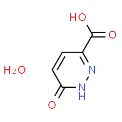 ChemSpider 2D Image | 6-Hydroxypyridazine-3-carboxylic acid hydrate | C5H6N2O4