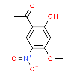 ChemSpider 2D Image | 1-(2-Hydroxy-4-methoxy-5-nitrophenyl)ethanone | C9H9NO5