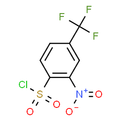 ChemSpider 2D Image | 2-Nitro-4-(trifluoromethyl)benzenesulfonyl chloride | C7H3ClF3NO4S