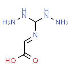 ChemSpider 2D Image | (2E)-[(Dihydrazinomethyl)imino]acetic acid | C3H9N5O2