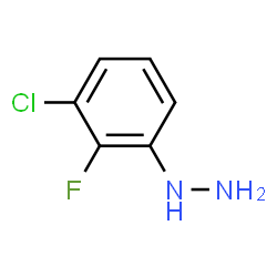 ChemSpider 2D Image | (3-Chloro-2-fluorophenyl)hydrazine | C6H6ClFN2