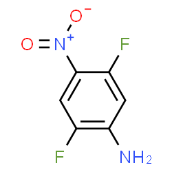 ChemSpider 2D Image | 2,5-difluoro-4-nitroaniline | C6H4F2N2O2