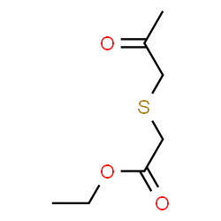 ChemSpider 2D Image | Ethyl [(2-oxopropyl)sulfanyl]acetate | C7H12O3S