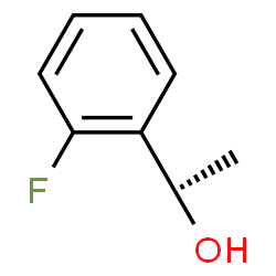ChemSpider 2D Image | (R)-1-(2-Fluorophenyl)ethanol | C8H9FO