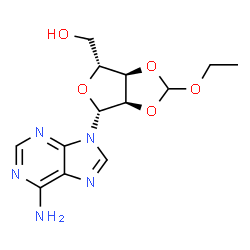 ChemSpider 2D Image | 2',3'-O-(Ethoxymethylene)adenosine | C13H17N5O5