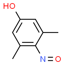 ChemSpider 2D Image | 3,5-Dimethyl-4-nitrosophenol | C8H9NO2