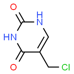 ChemSpider 2D Image | 5-(Chloromethyl)uracil | C5H5ClN2O2