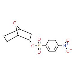 ChemSpider 2D Image | 7-Oxabicyclo[2.2.1]hept-2-yl 4-nitrobenzenesulfonate | C12H13NO6S