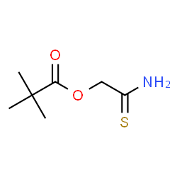 ChemSpider 2D Image | 2-Amino-2-thioxoethyl pivalate | C7H13NO2S