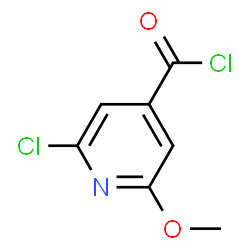 ChemSpider 2D Image | 2-Chloro-6-methoxyisonicotinoyl chloride | C7H5Cl2NO2