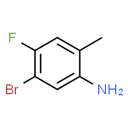 ChemSpider 2D Image | 5-Bromo-4-fluoro-2-methylaniline | C7H7BrFN