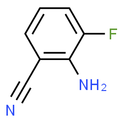 ChemSpider 2D Image | 2-Amino-3-fluorobenzonitrile | C7H5FN2