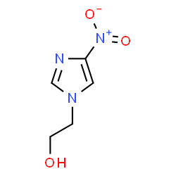 ChemSpider 2D Image | 4-Nitro-1H-imidazole-1-ethanol | C5H7N3O3