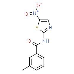 ChemSpider 2D Image | 3-Methyl-N-(5-nitro-1,3-thiazol-2-yl)benzamide | C11H9N3O3S
