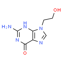 ChemSpider 2D Image | 9-(2'-HYDROXYETHYL)GUANINE | C7H9N5O2