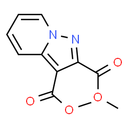 ChemSpider 2D Image | Dimethyl pyrazolo[1,5-a]pyridine-2,3-dicarboxylate | C11H10N2O4