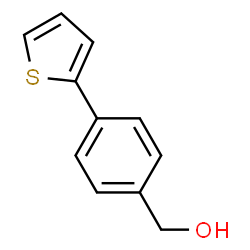 ChemSpider 2D Image | (4-thien-2-ylphenyl)methanol | C11H10OS