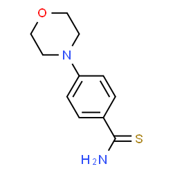 ChemSpider 2D Image | 4-MORPHOLINOBENZENECARBOTHIOAMIDE | C11H14N2OS