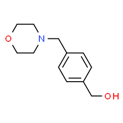 ChemSpider 2D Image | [4-(Morpholinomethyl)phenyl]methanol | C12H17NO2