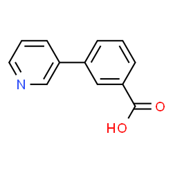 ChemSpider 2D Image | 3-Pyridin-3-yl-benzoic acid | C12H9NO2
