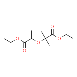 ChemSpider 2D Image | Ethyl 2-[(1-ethoxy-1-oxo-2-propanyl)oxy]-2-methylpropanoate | C11H20O5
