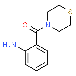 ChemSpider 2D Image | 2-(thiomorpholine-4-carbonyl)aniline | C11H14N2OS
