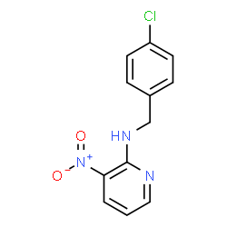 ChemSpider 2D Image | N-(4-Chlorobenzyl)-3-nitro-2-pyridinamine | C12H10ClN3O2