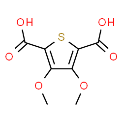 ChemSpider 2D Image | 3,4-Dimethoxy-2,5-thiophenedicarboxylic acid | C8H8O6S