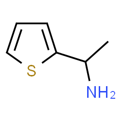 ChemSpider 2D Image | 1-(2-Thienyl)ethanamine | C6H9NS