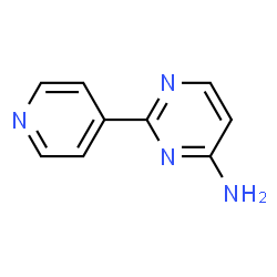ChemSpider 2D Image | 2-(4-pyridyl)pyrimidin-4-amine | C9H8N4