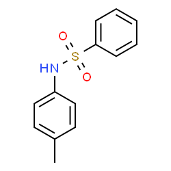 ChemSpider 2D Image | N-(4-Methylphenyl)benzenesulfonamide | C13H13NO2S