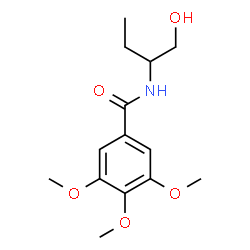 ChemSpider 2D Image | N-(1-Hydroxy-2-butanyl)-3,4,5-trimethoxybenzamide | C14H21NO5