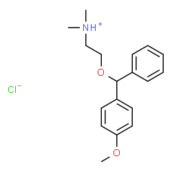 ChemSpider 2D Image | Medrylamine Hydrochloride | C18H24ClNO2