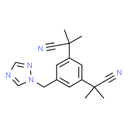 ChemSpider 2D Image | Anastrozole | C17H19N5