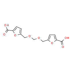 ChemSpider 2D Image | 5,5'-[Methylenebis(oxymethylene)]di(2-furoic acid) | C13H12O8