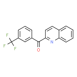 ChemSpider 2D Image | 2-quinolyl[3-(trifluoromethyl)phenyl]methanone | C17H10F3NO