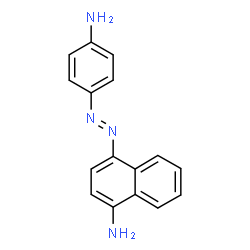 ChemSpider 2D Image | 4-((4-Aminophenyl)azo)naphthalen-1-amine | C16H14N4