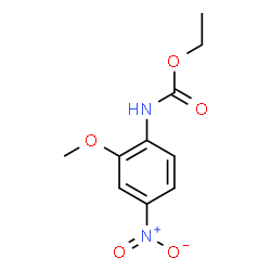 ChemSpider 2D Image | Ethyl (2-methoxy-4-nitrophenyl)carbamate | C10H12N2O5
