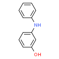 ChemSpider 2D Image | 3-Anilinophenol | C12H11NO