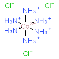 ChemSpider 2D Image | Hexaamminecobalt(3+) trichloride | H18Cl3CoN6