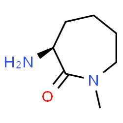 ChemSpider 2D Image | (S)-3-amino-1-methylazepan-2-one | C7H14N2O