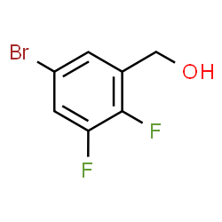 ChemSpider 2D Image | 5-Bromo-2,3-difluorobenzyl alcohol | C7H5BrF2O